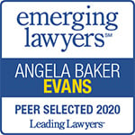 Emerging Lawyers | Angela Baker Evans | Peer Selected 2020 | Leading Lawyers